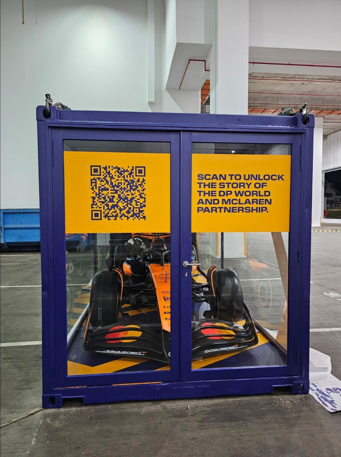 McLaren DP World activation at the Singapore Grand Prix